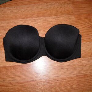 Calvin Klein Black Strapless Bra 34D